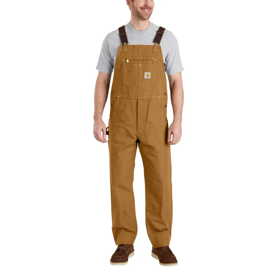 Carhartt Duck tuinbroek Bib Overall katoen bruin