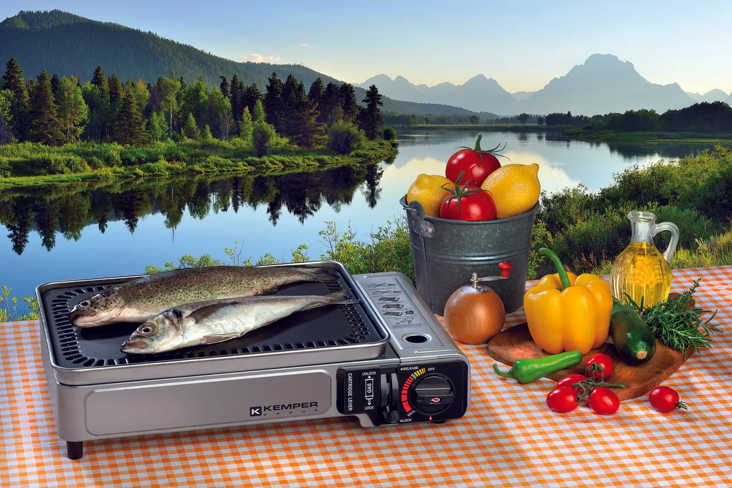 Kemper Smart 104998 plancha bakplaat gas