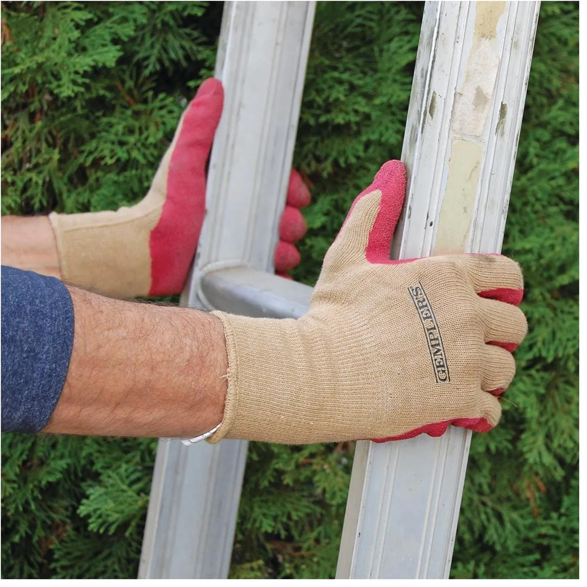 Gemplers Latex Werkhandschoenen Gecoat grip