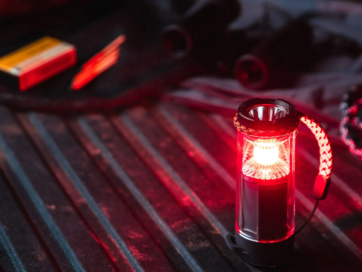 Nebo Galileo Tempest 350 lantaarn 350 lumen rood licht