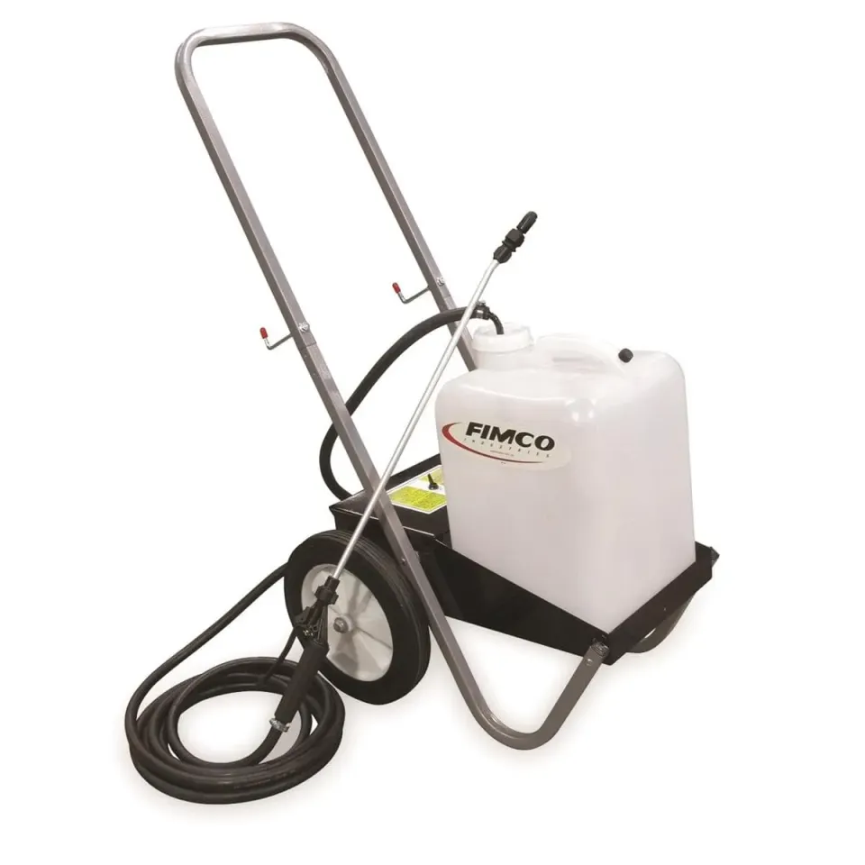 Fimco 5-Gallon 12V drukspuit 19 liter met wagen accu