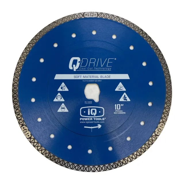 IQ Q-Drive 254mm zaagblad zacht steen