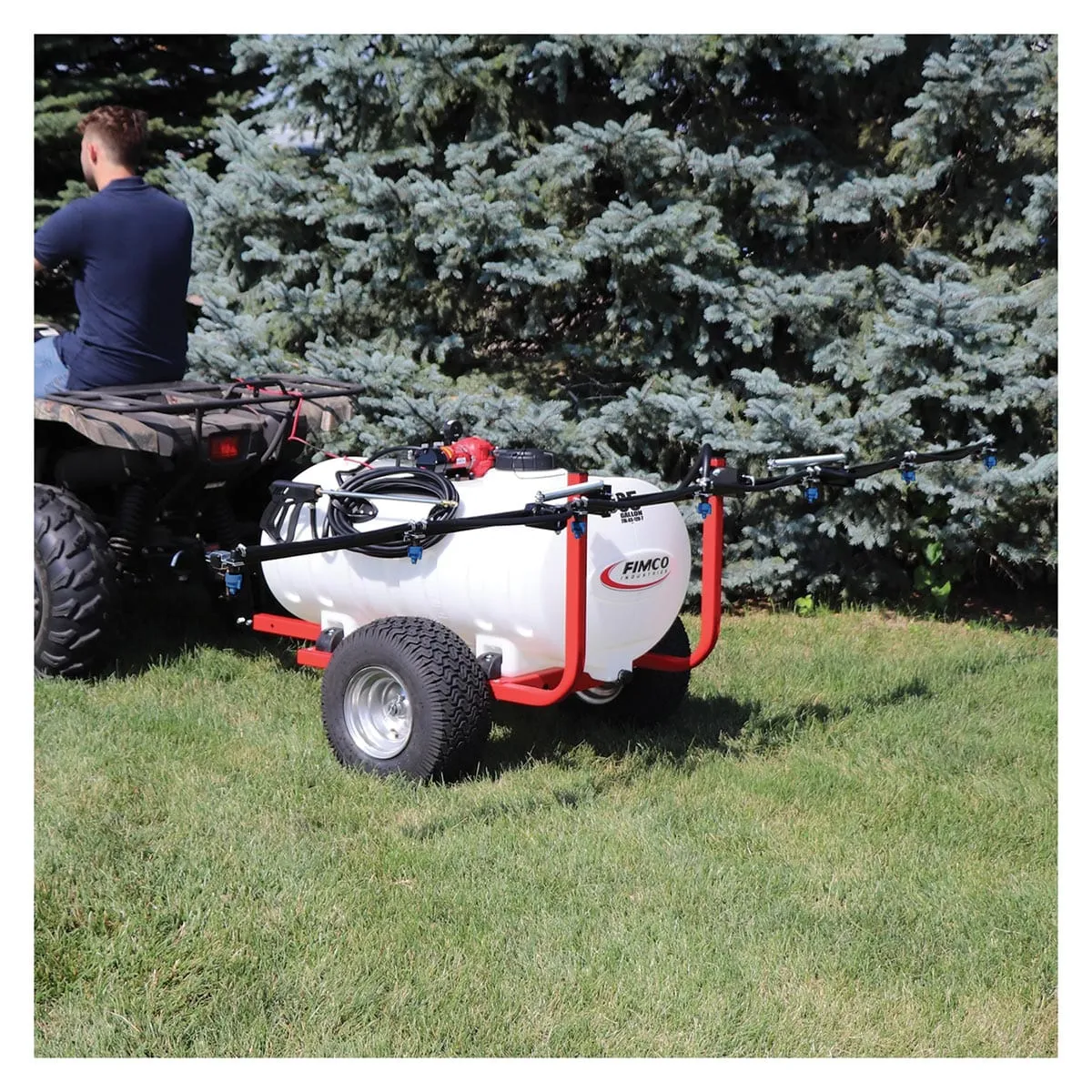 Fimco 65-Gallon trailerspuit 7N boom 4.5gpm spuit