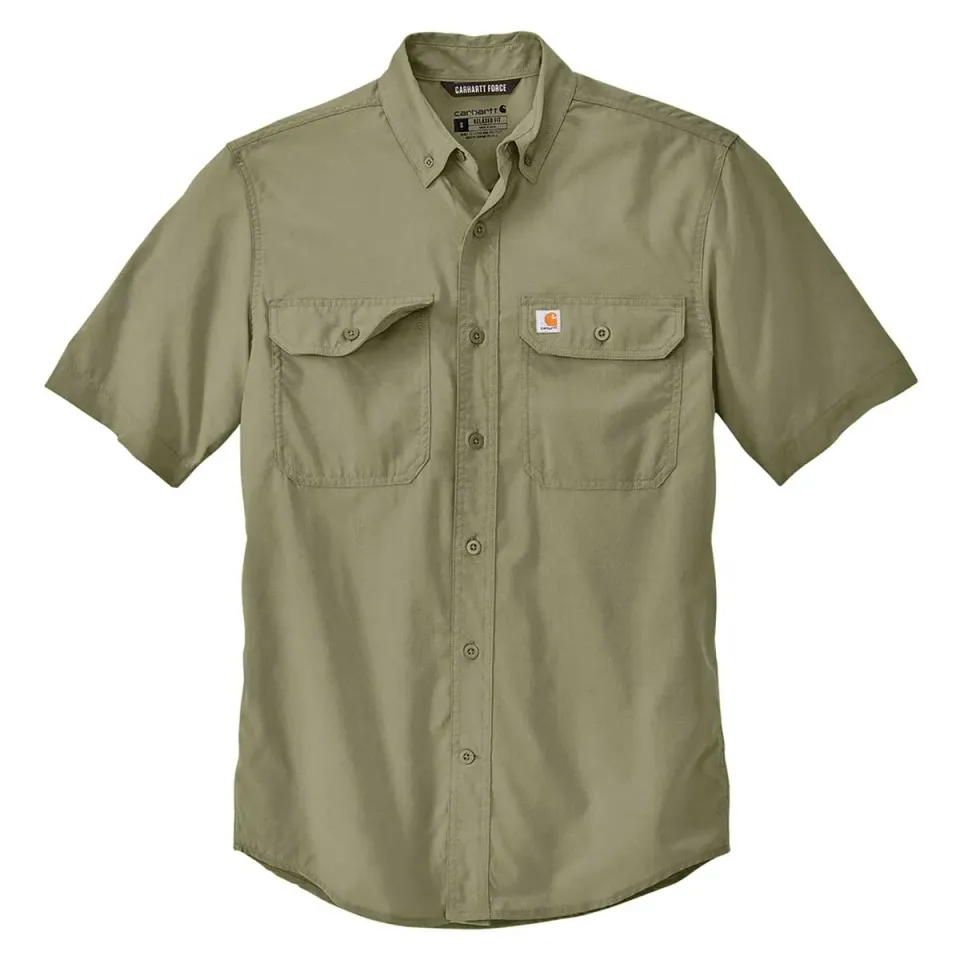 Carhartt Force Sun Defender overhemd korte mouw UPF50+