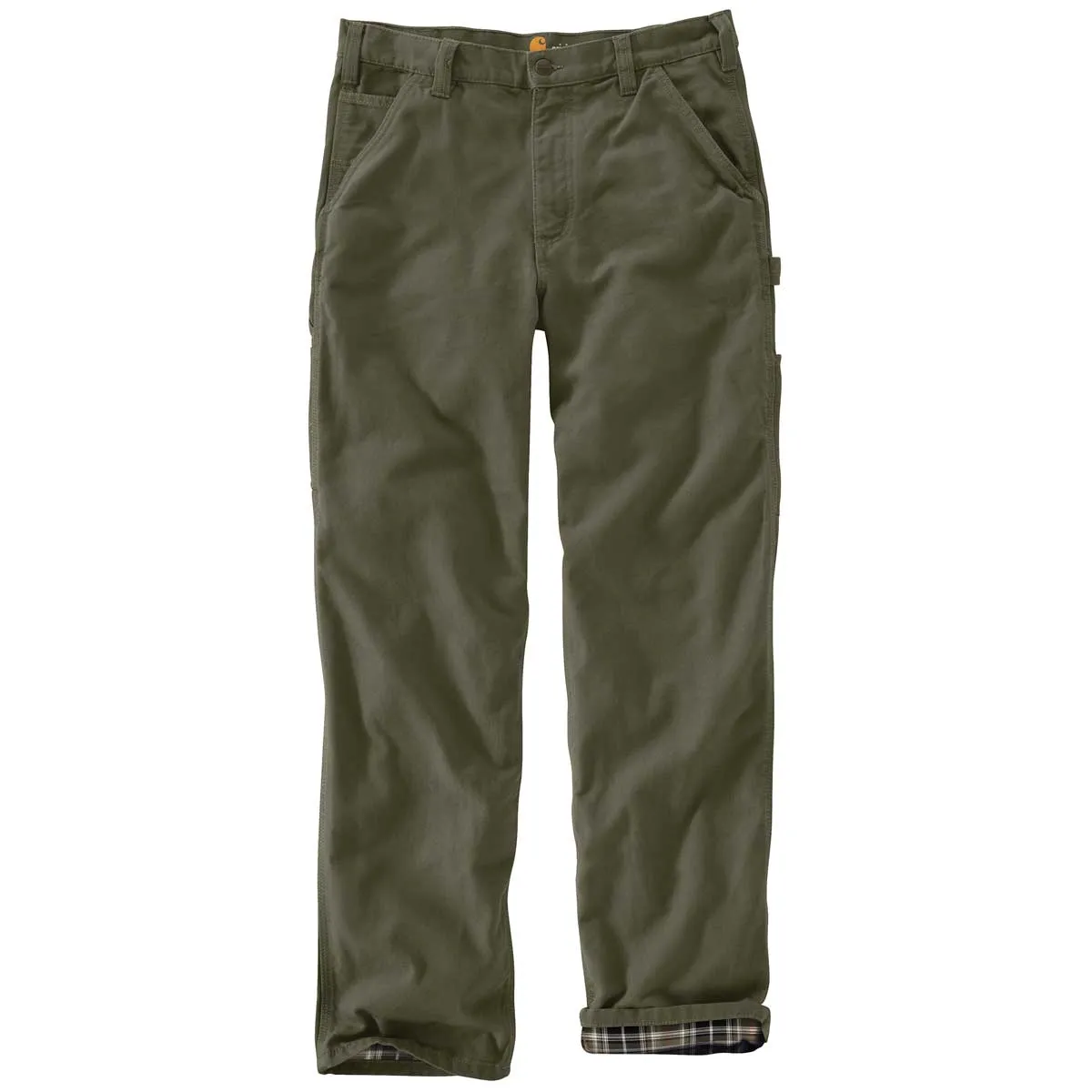 Carhartt B111 werkbroek flanel bruin 34x32 duck