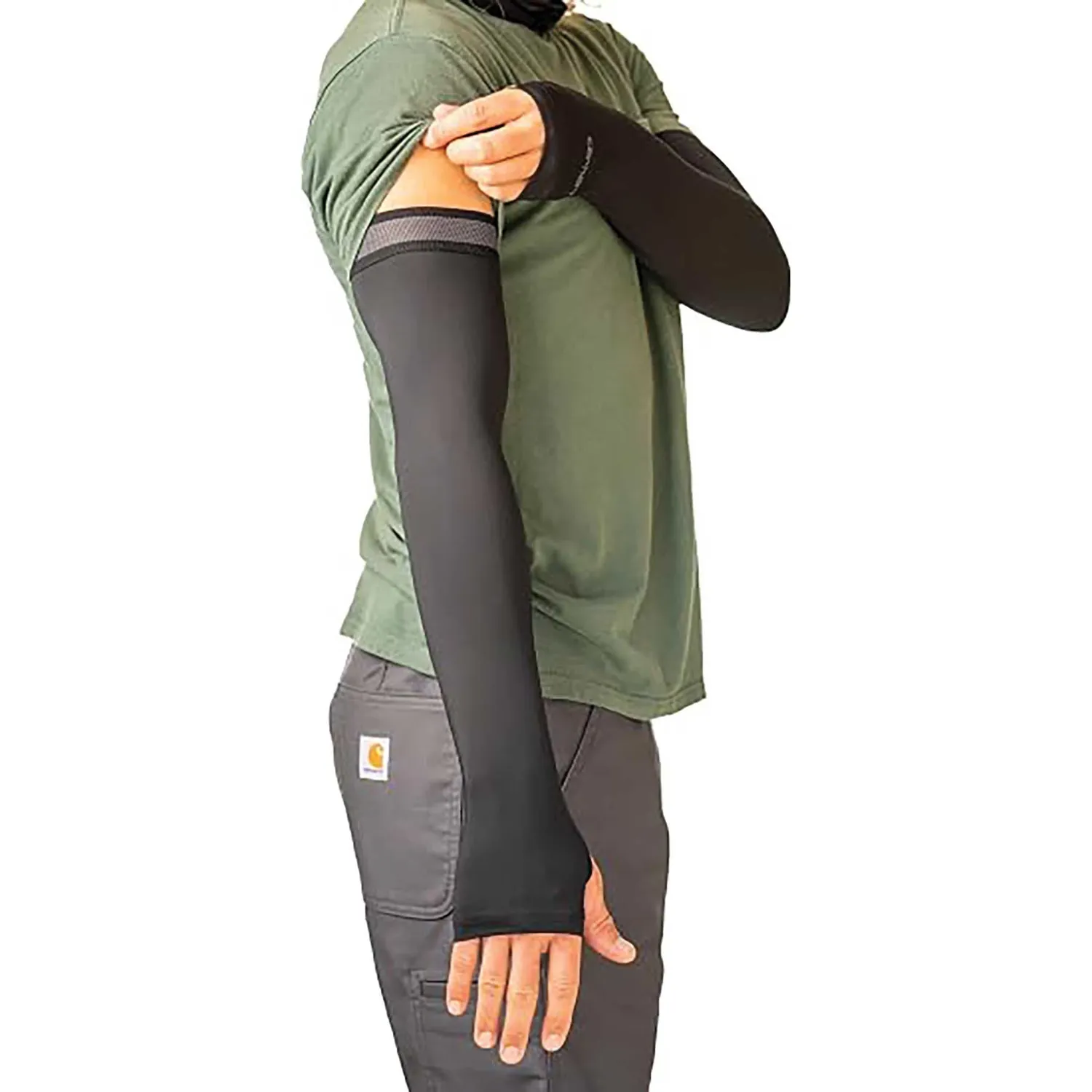 Carhartt Force All Season armhoezen zwart S/M UPF 50+