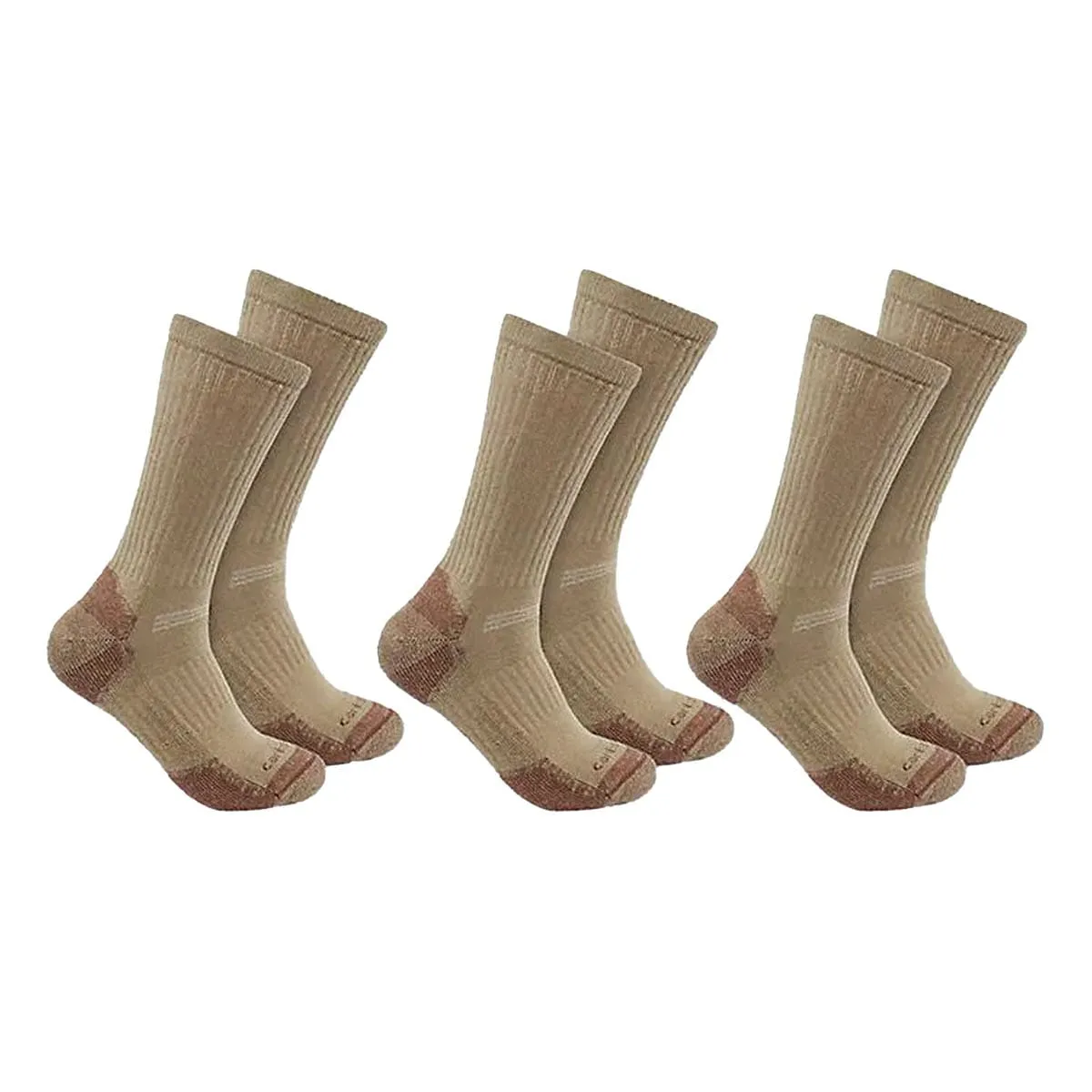 Carhartt Midweight katoenen crewsokken 3-pack