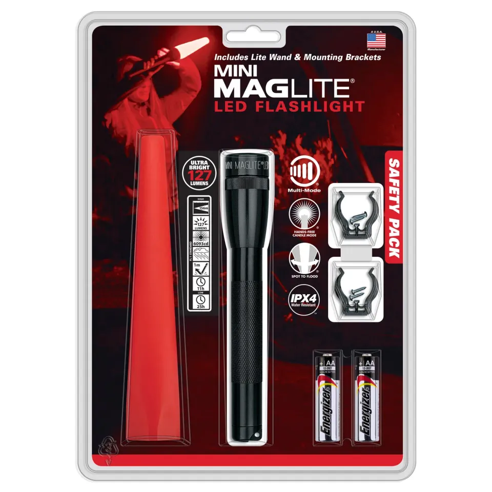 Mag-Lite Mini Maglite LED AA set wegveiligheid
