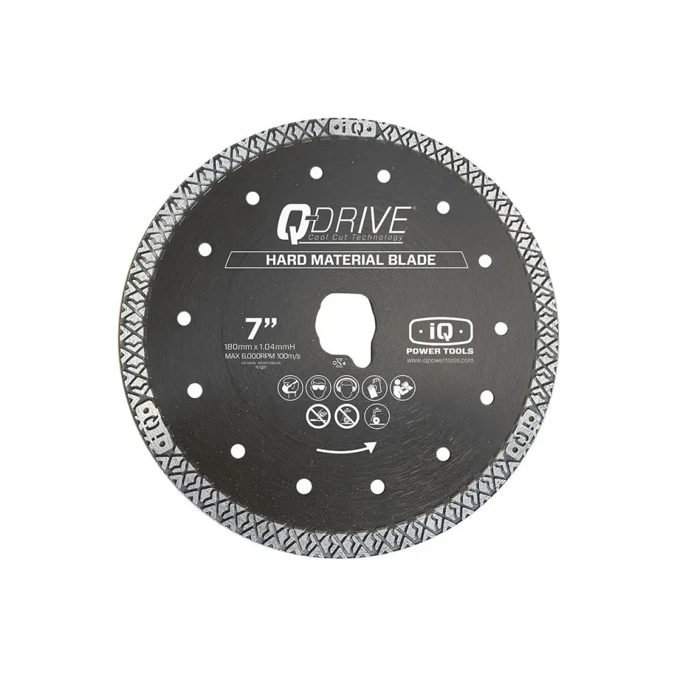 IQ Powertools Q-Drive diamantzaagblad 180mm hard materiaal