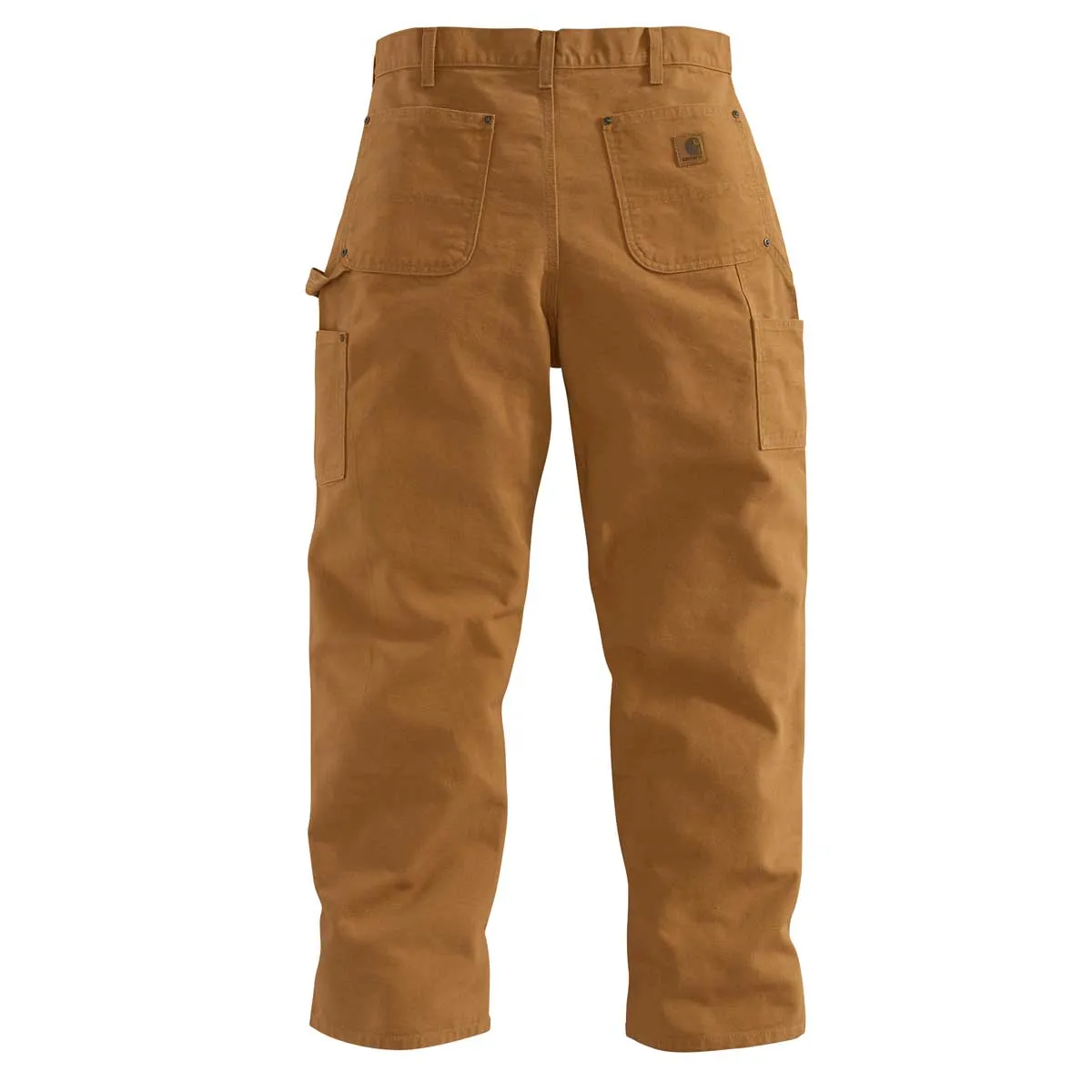 Carhartt B136 werkbroek duck canvas double-front bruin