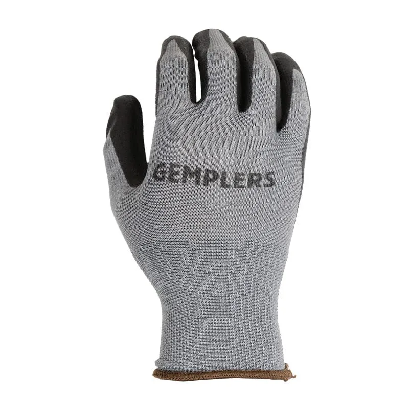 Gemplers 15-gauge nylon werkhandschoenen foam nitril grip