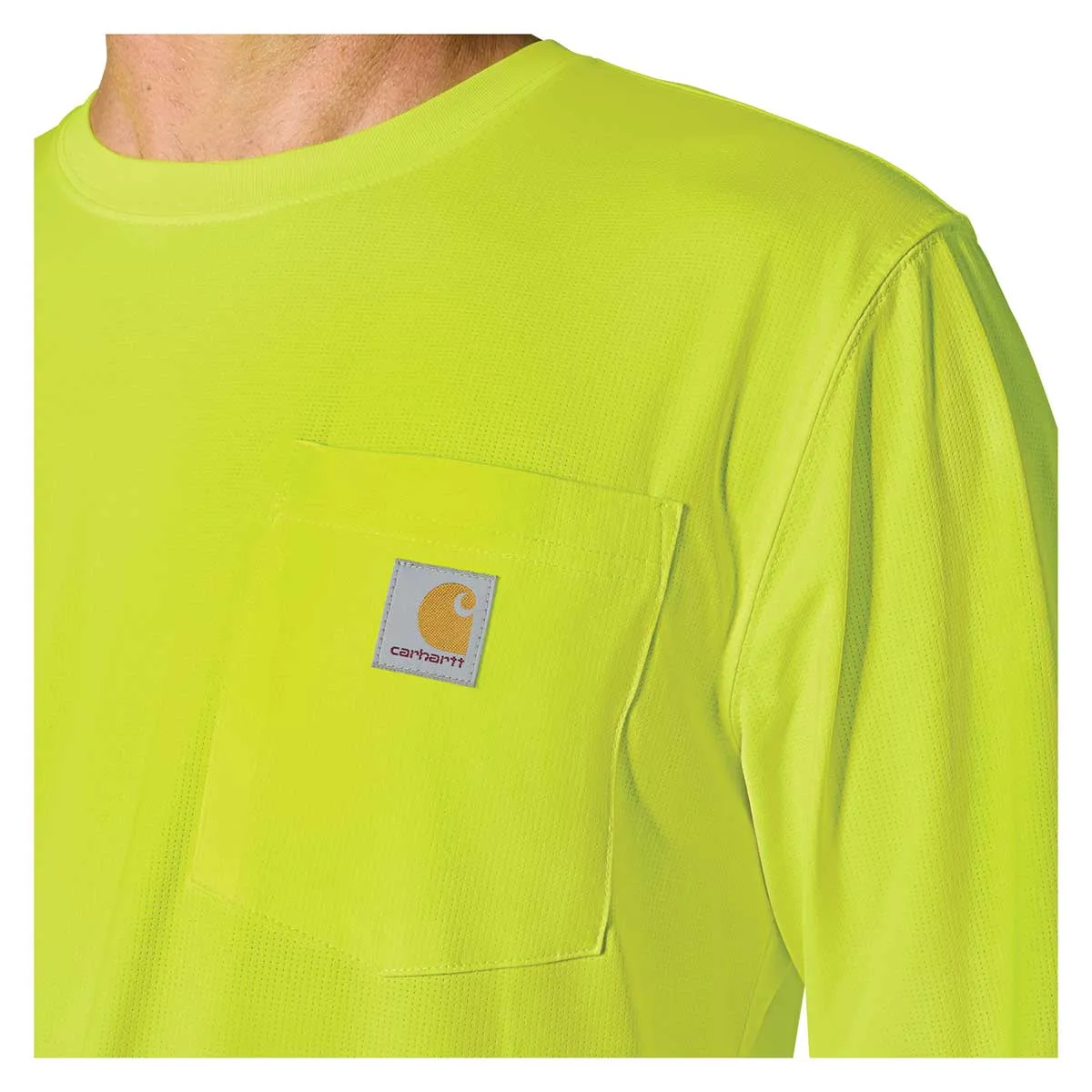 Carhartt Force longsleeve hi-vis shirt Brite Orange maat L