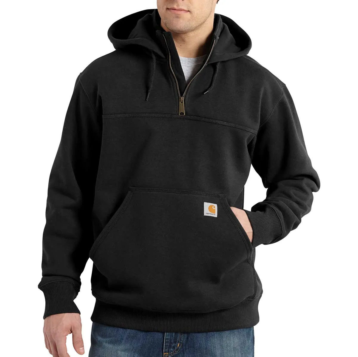Carhartt Rain Defender 100617 sweatshirt zwart L waterafstotend
