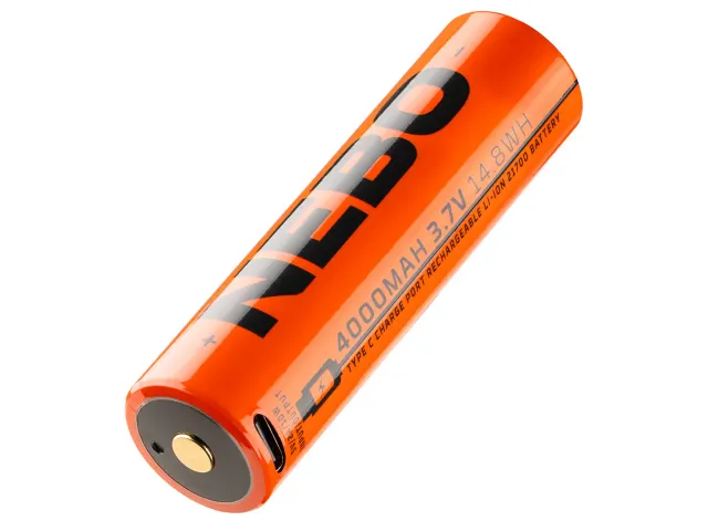 Nebo 21700 accu 4000 mAh 3,7V USB-C