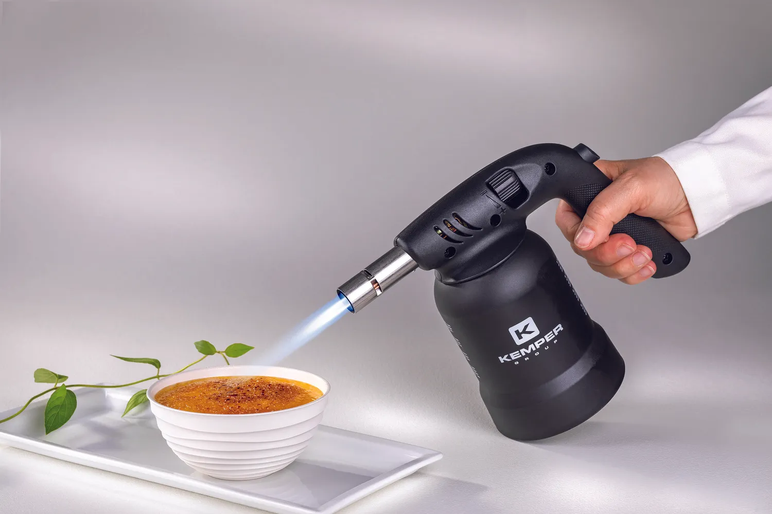 Kemper KE2019CHEF gasbrander keuken vlam voor crème brûlée