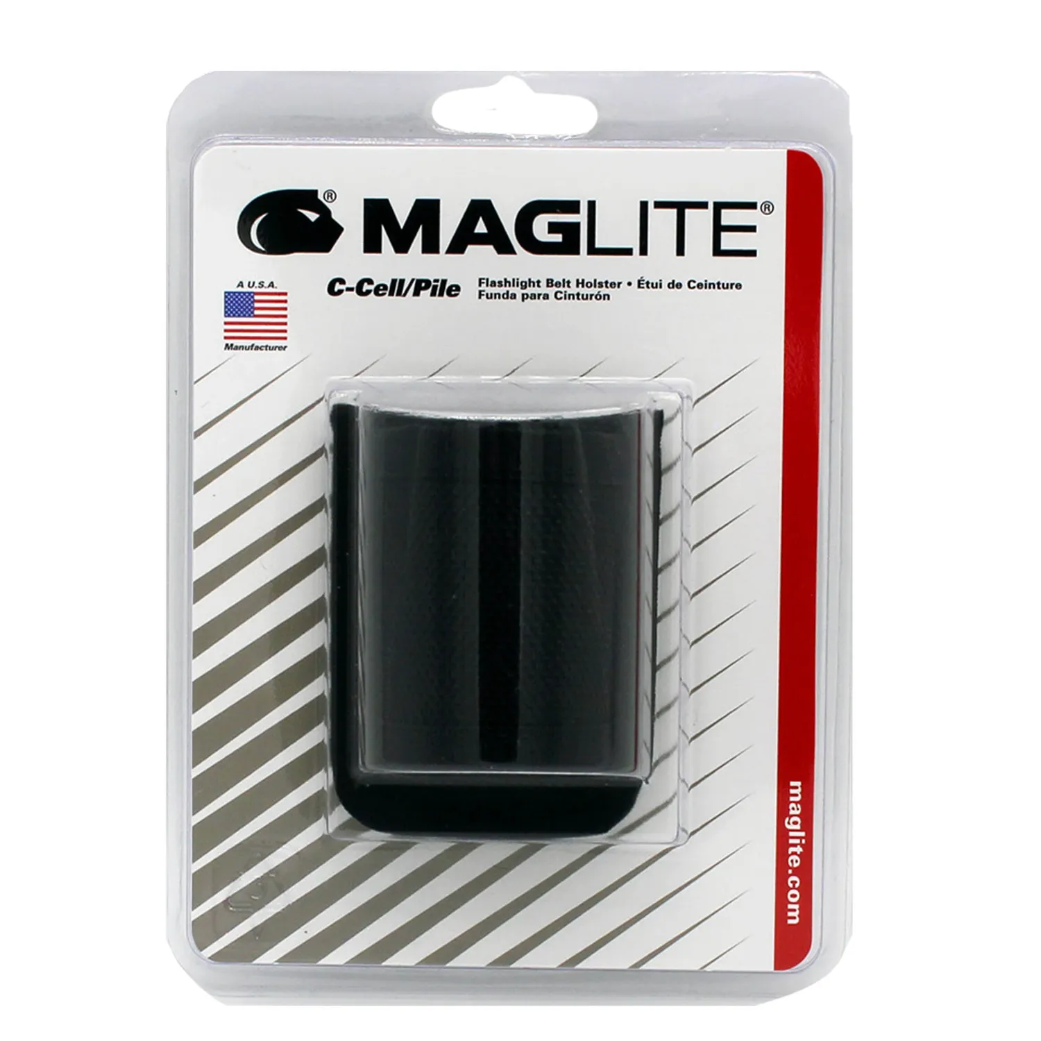 Maglite C-cell holster nylon riemhouder zwart