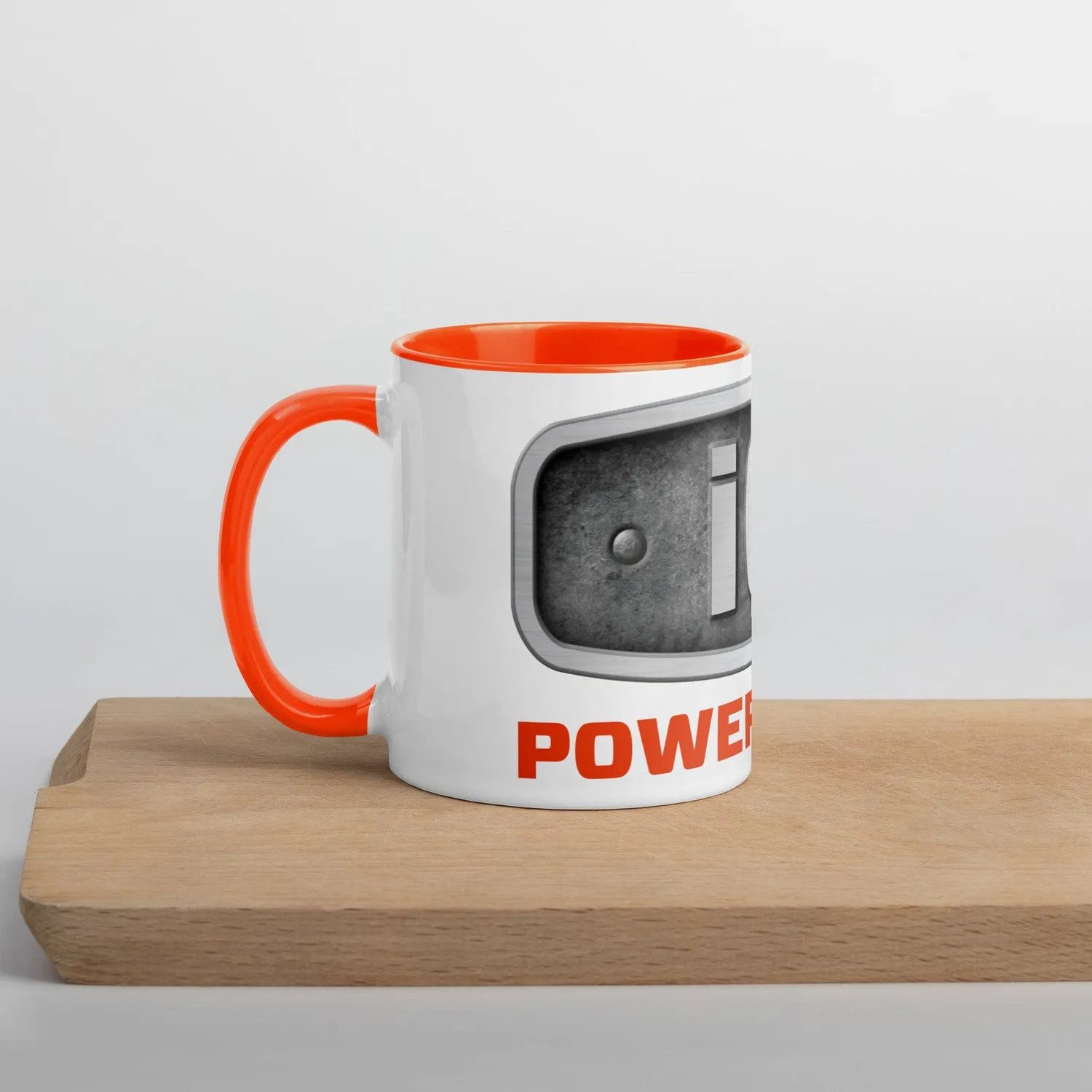 IQ Powertools Power mok keramiek met kleur binnenkant