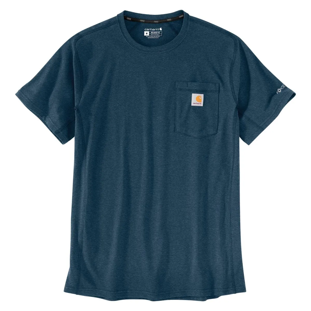 Carhartt Force 104616 t-shirt borstzak zwart katoen
