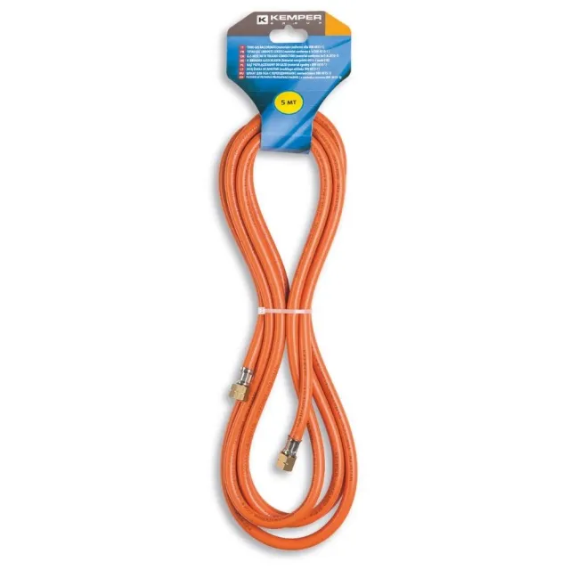 Kemper 61805D gasslang 5 m met koppeling