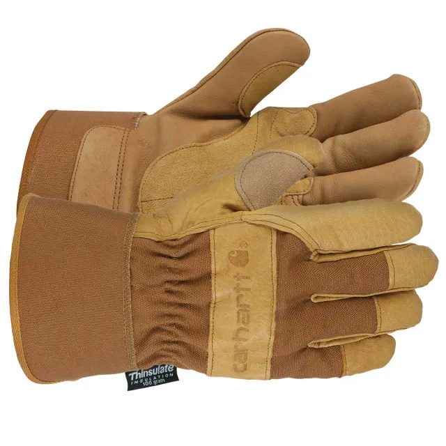 Carhartt Duck Thinsulate werkhandschoenen bruin gevoerd