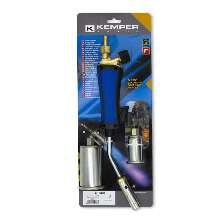Kemper 2219K2KIT brander met hendel 3 bekken
