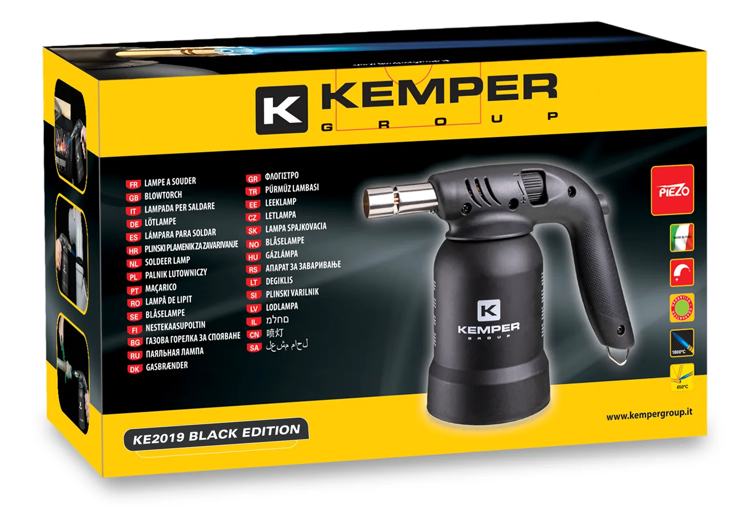 Kemper KE2019A soldeerlamp piezo kantelbeveiliging