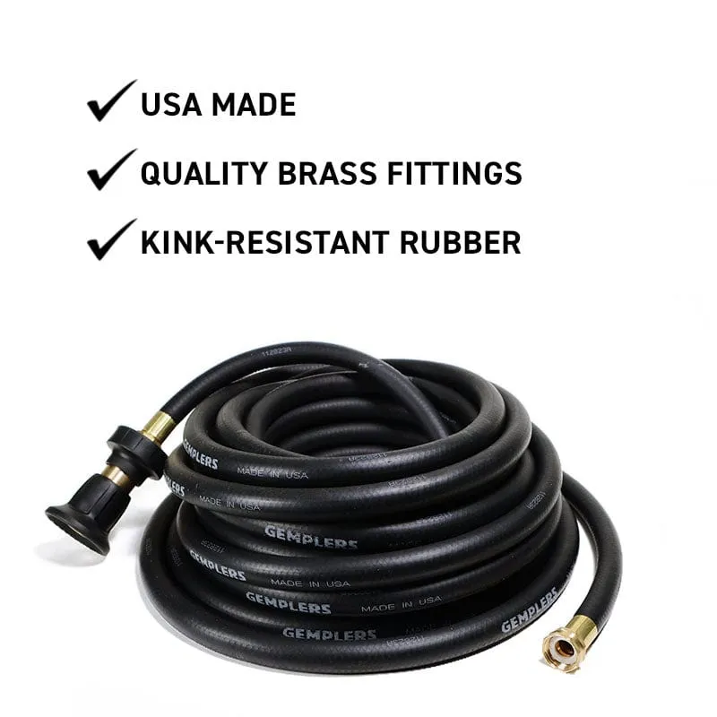 Gemplers Professional rubber tuinslang knikvast messing