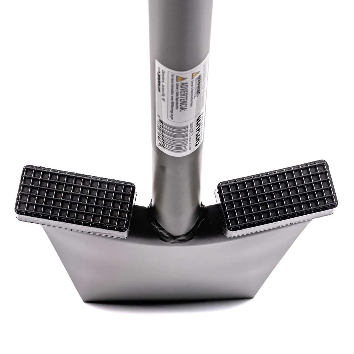 Gemplers stalen spade 13 inch met rubber greep roestvast