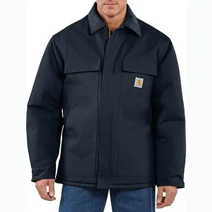 Carhartt C003 Loose Fit Firm Duck winterjas gevoerd zwart