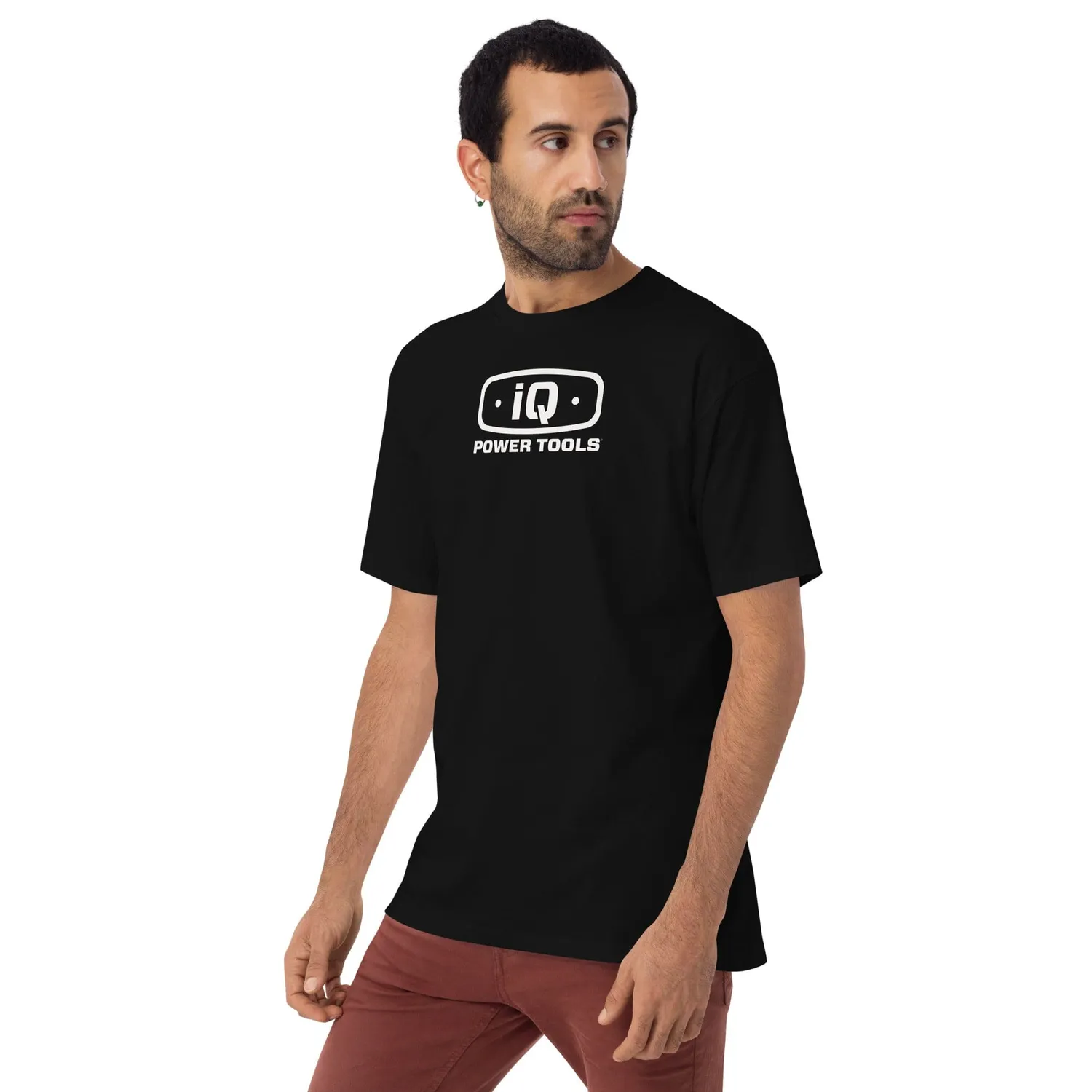 IQ Powertools iQ Power T-shirt heren heavyweight katoen
