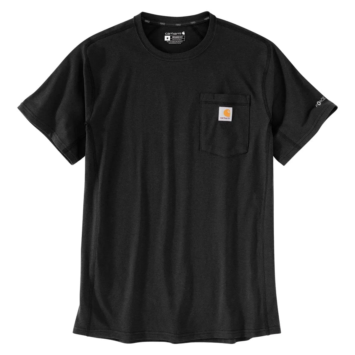 Carhartt Force 104616 t-shirt borstzak zwart katoen