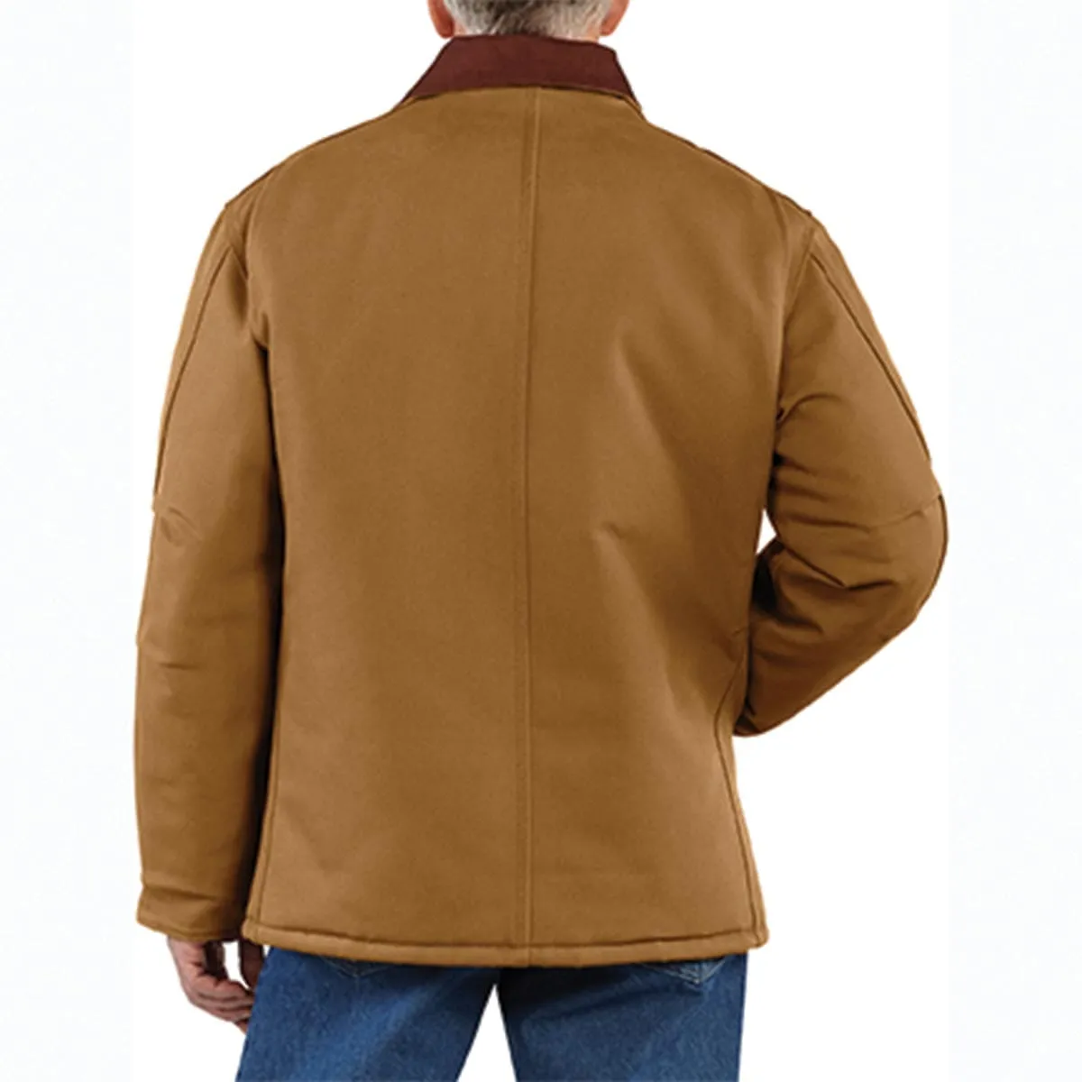 Carhartt C003 Loose Fit Firm Duck winterjas gevoerd zwart