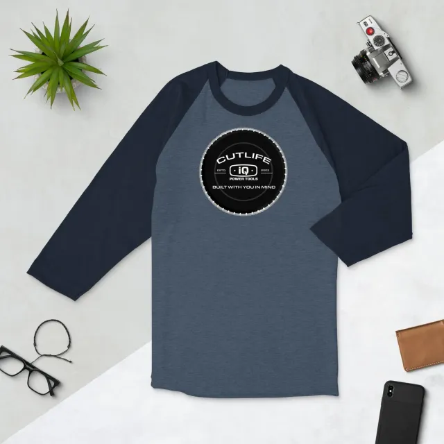 IQ Powertools raglan shirt 3/4 mouw katoen maat M