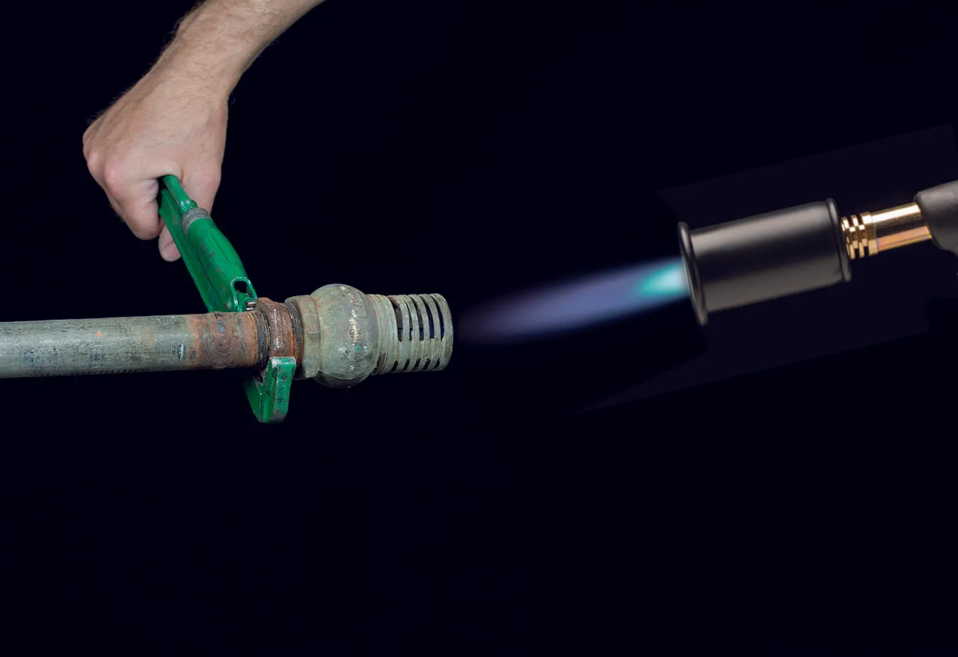 Kemper 820BE soldeerlamp gasbrander 45mm