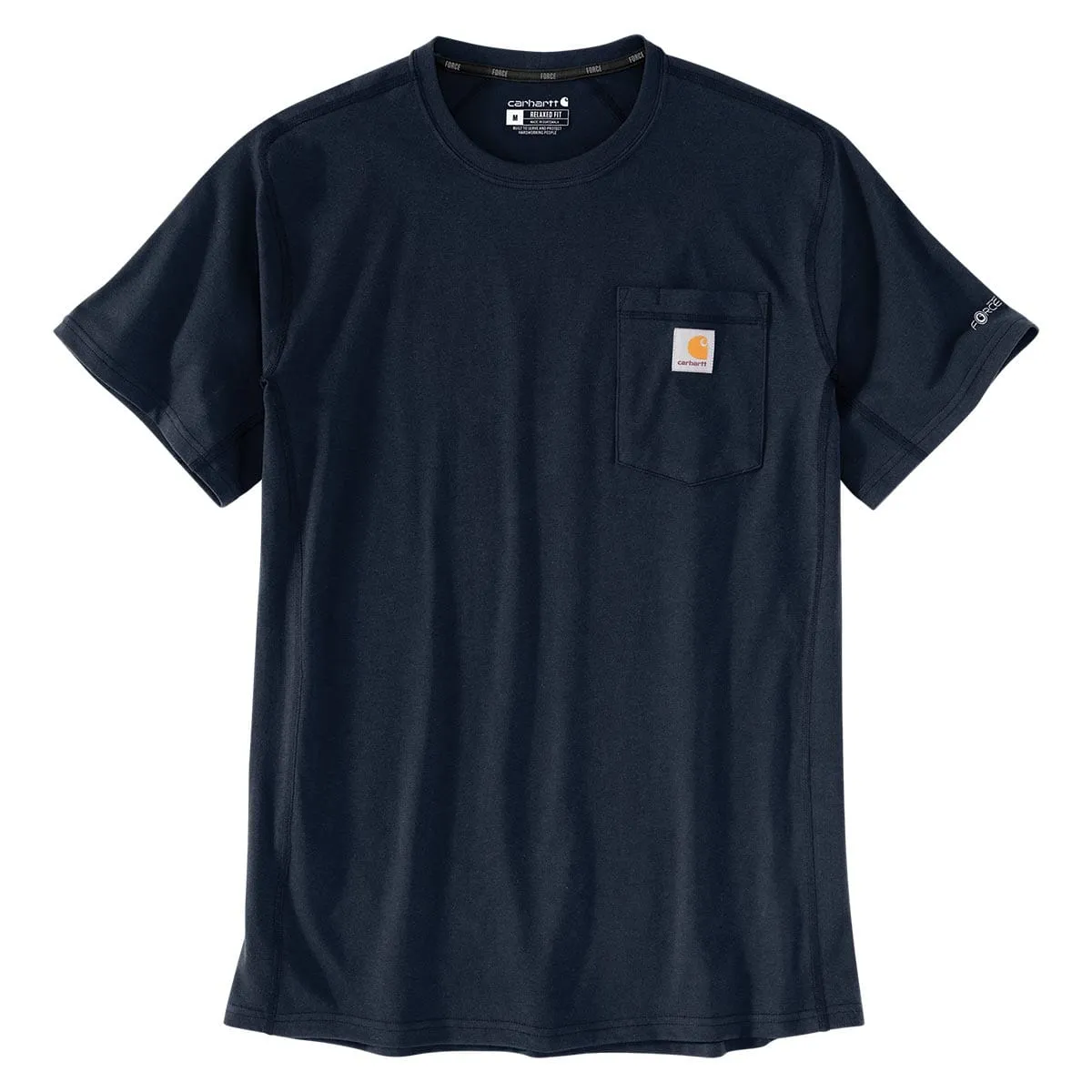Carhartt Force 104616 t-shirt borstzak zwart katoen