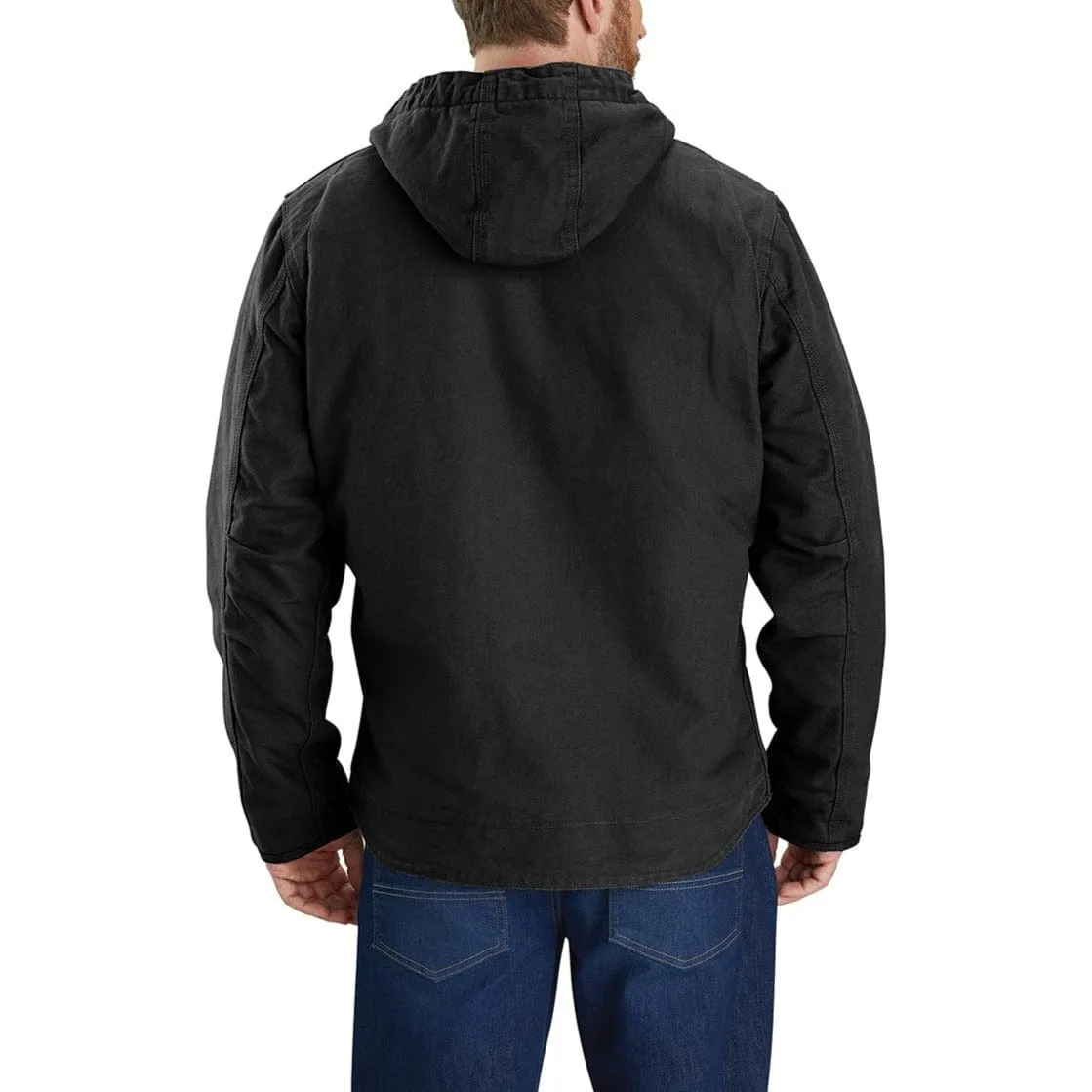 Carhartt J141 Sherpa werkjas relaxed fit bruin L gevoerd