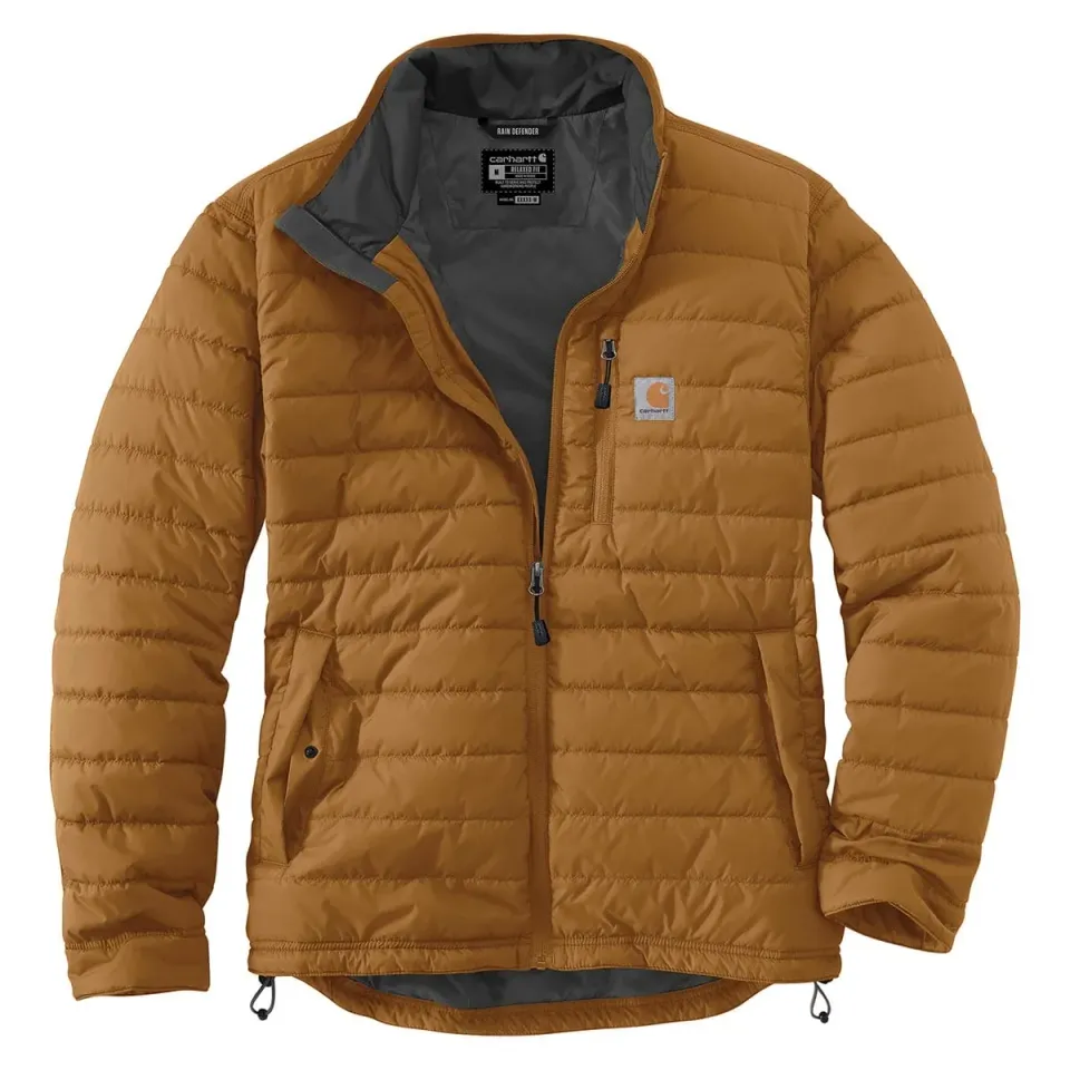 Carhartt Rain Defender werkjas Relaxed Fit licht gevoerd zwart