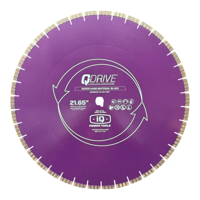 IQ Powertools Q-Drive 550mm diamantzaagblad superhard iQ1550