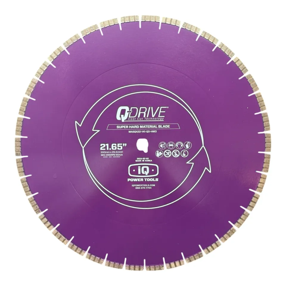 IQ Powertools Q-Drive 550mm diamantzaagblad superhard iQ1550