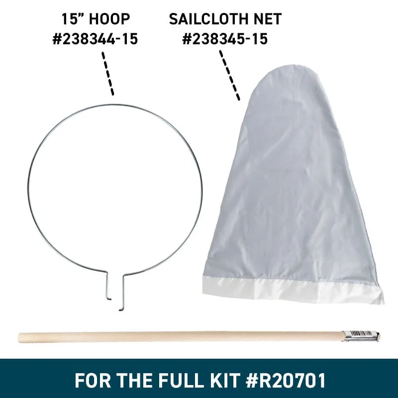 Gemplers Sweep insectennet steel hout 36 inch 91 cm