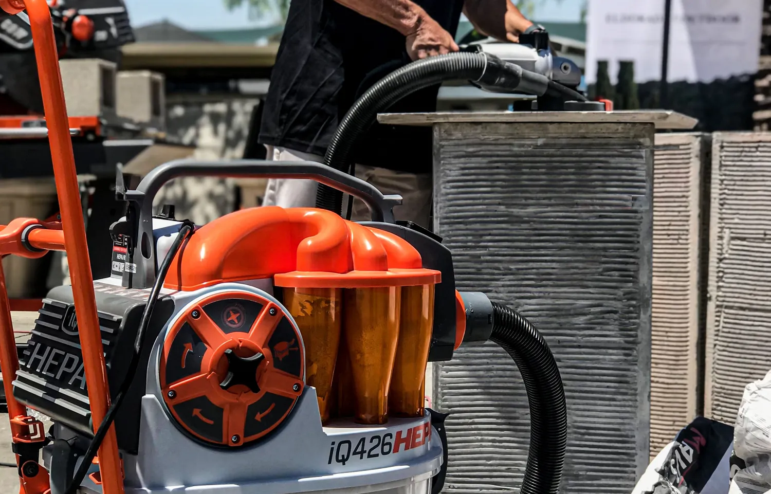 IQ Powertools iQ426HEPA stofafzuiging cycloon 38L