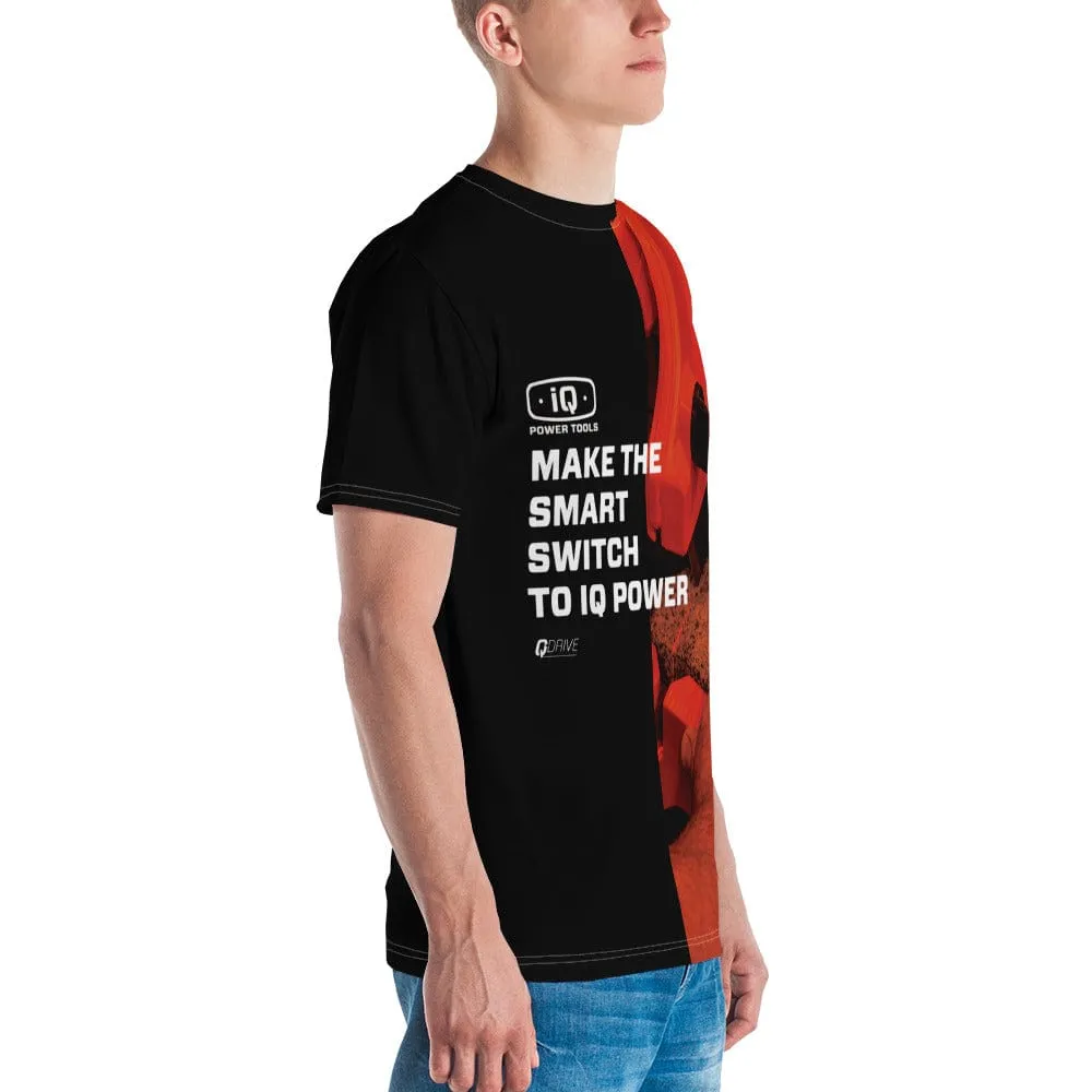 IQ Powertools heren T-shirt regular polyester zwart XS-2XL