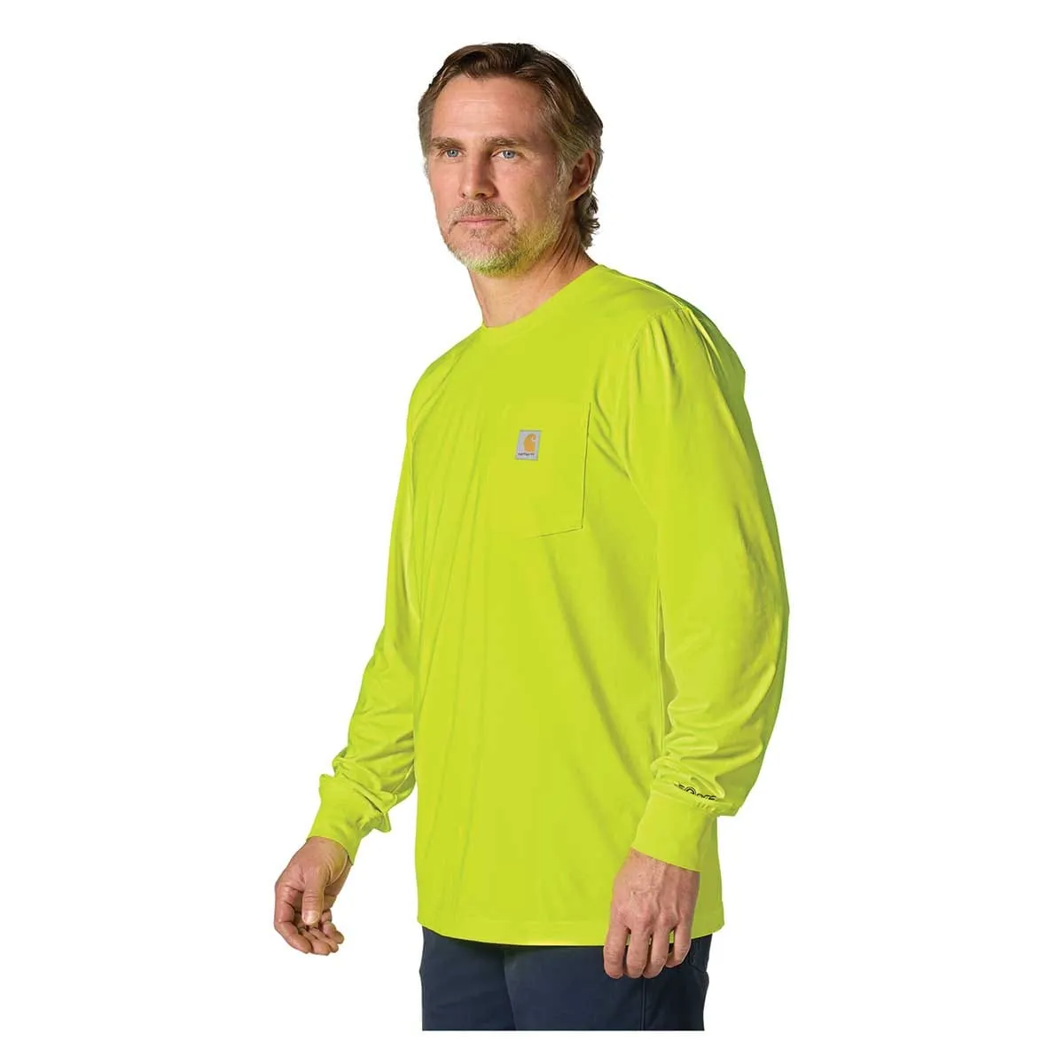 Carhartt Force longsleeve hi-vis shirt Brite Orange maat L