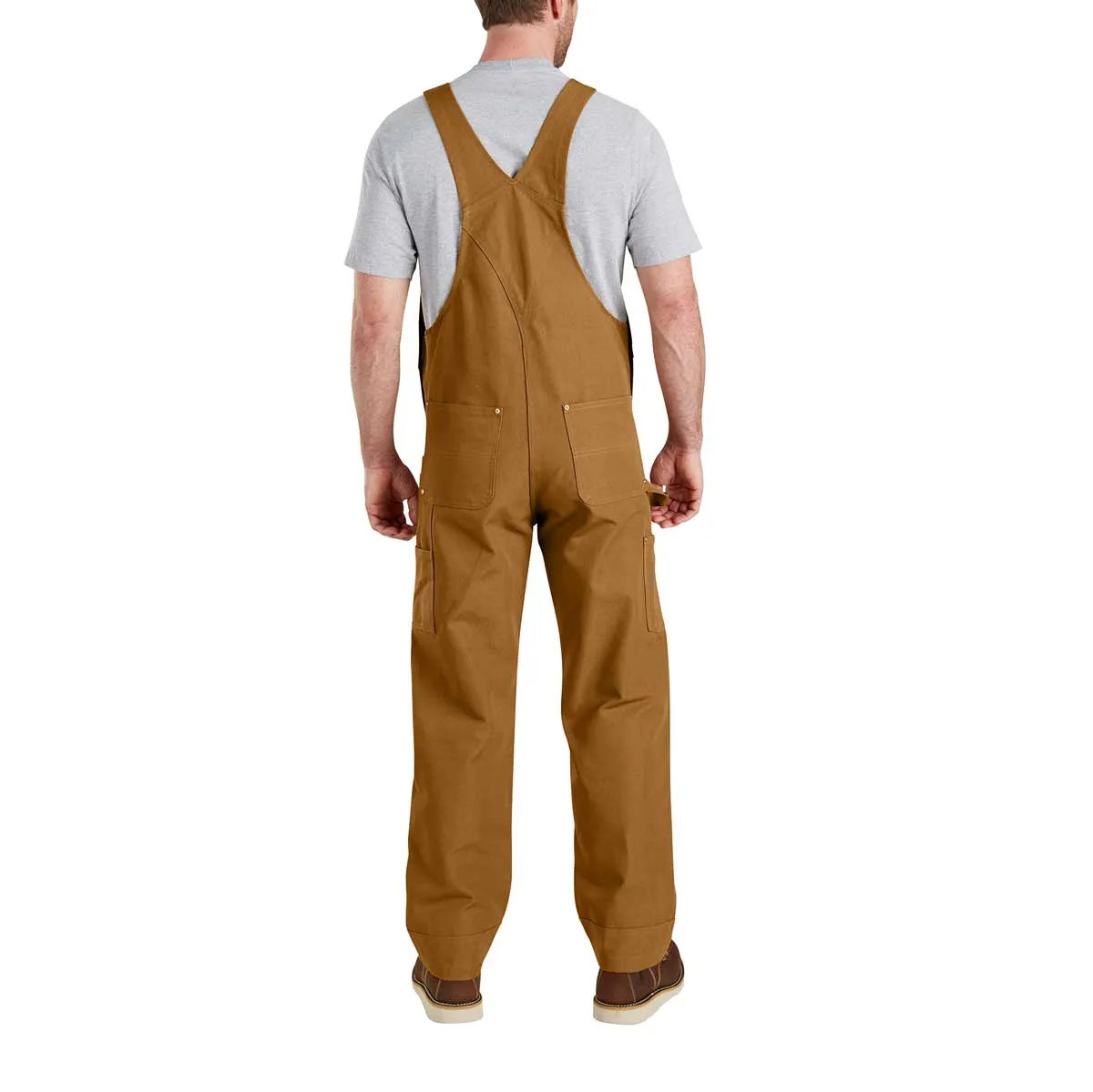 Carhartt Duck tuinbroek Bib Overall katoen bruin