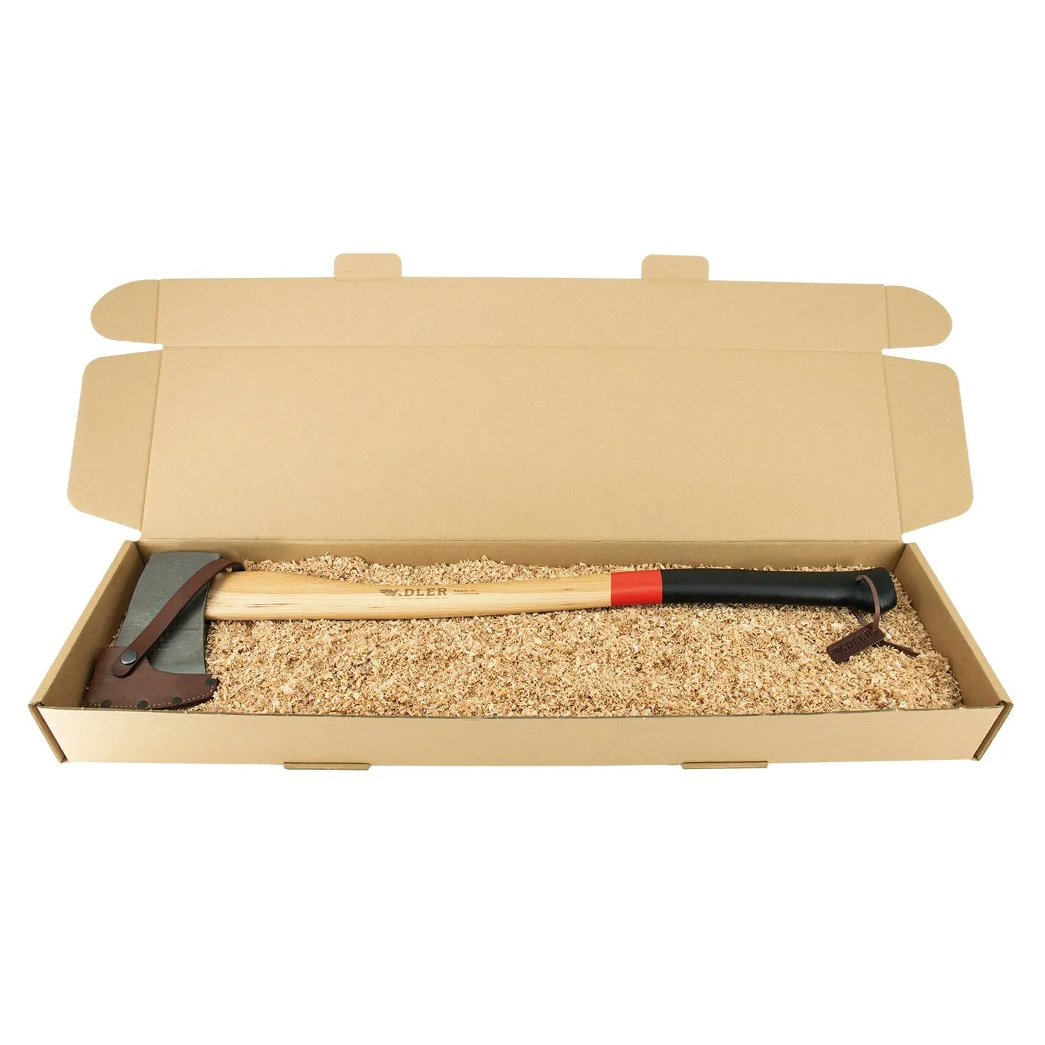 ADLER Yankee Axe bijl rood/zwart 80 cm C60