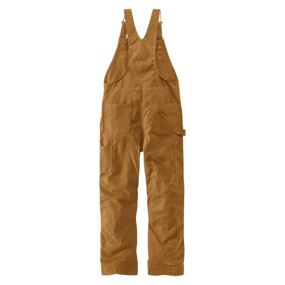 Carhartt Duck tuinbroek gevoerd bruin L waterafstotend