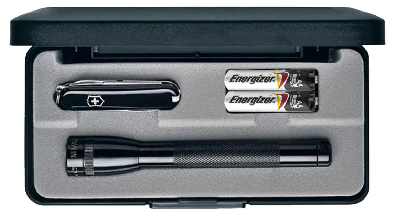 Maglite Mini AA Classic zaklamp bundel Victorinox