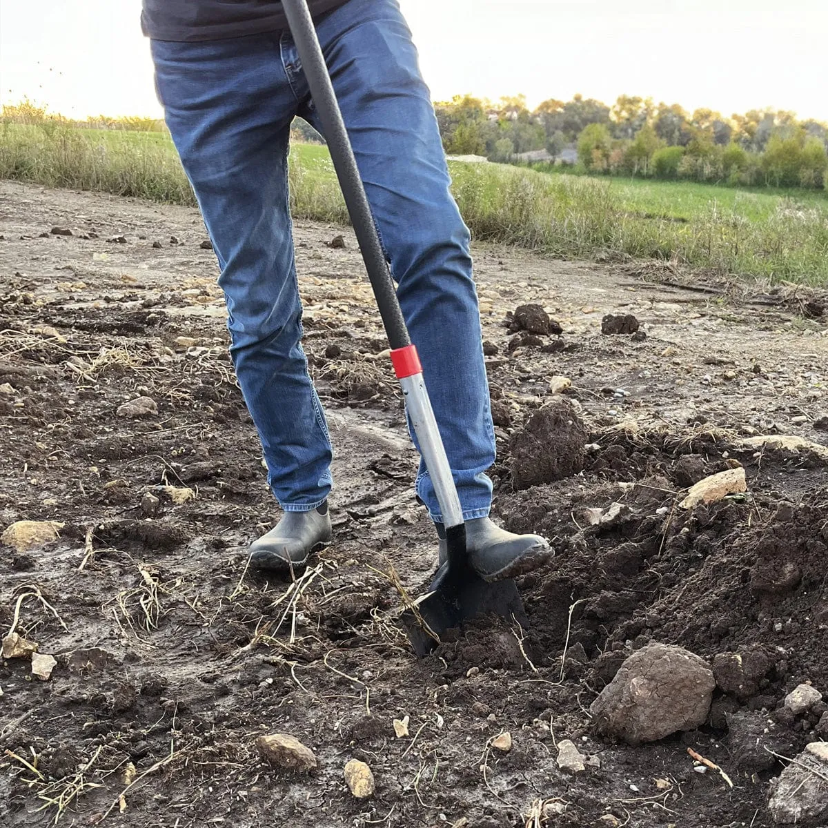 Gemplers Sawtooth spade rond 122 cm zaagtand staal