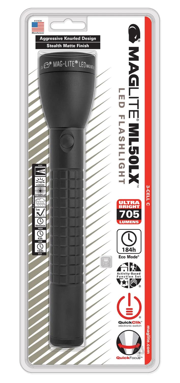 Mag-Lite ML50LX 3C LED zaklamp 705 lumen zwart