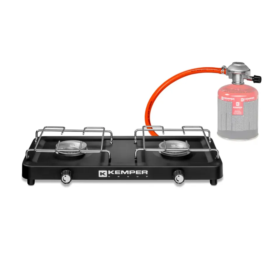 Kemper Group 104981L campingfornuis 2-pits gas